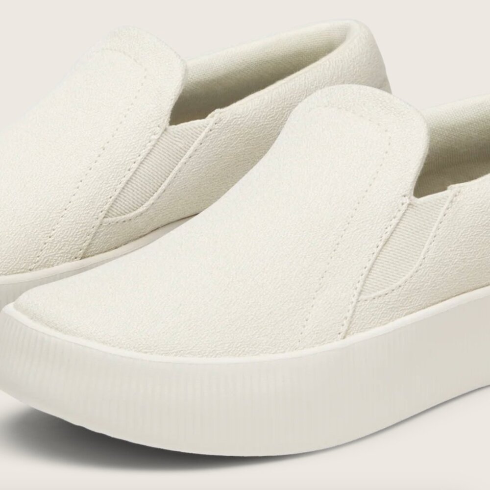 NWT Allbirds Women's Lounger Lift - Stony Cream (Natural White Sole) Size 9